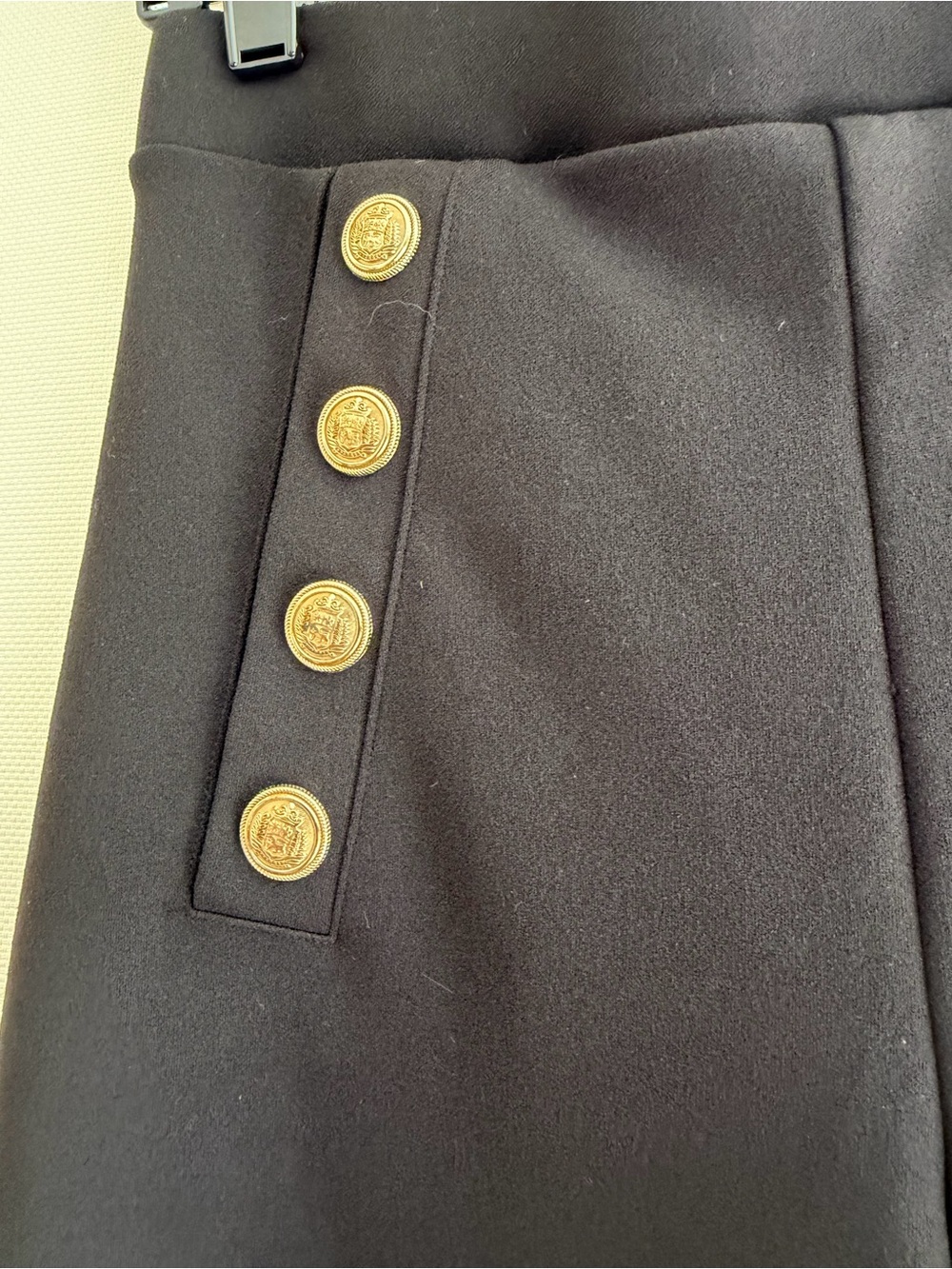 H&M Black Wide-Leg High-Rise Pants - Picture 2 of 4